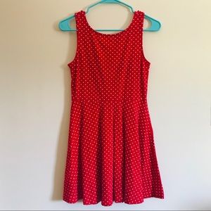 Forever 21 Red & White Polka Dot Dress